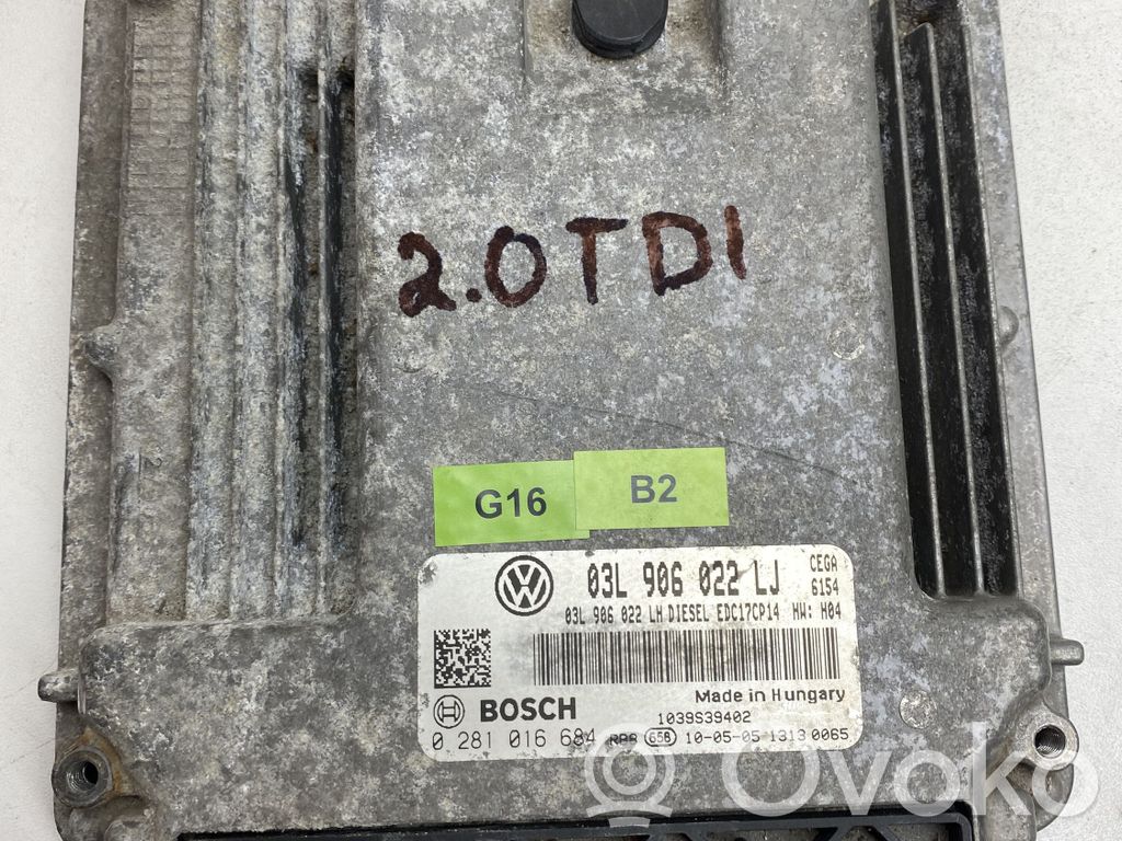Skoda Yeti (5L) Engine control unit/module 