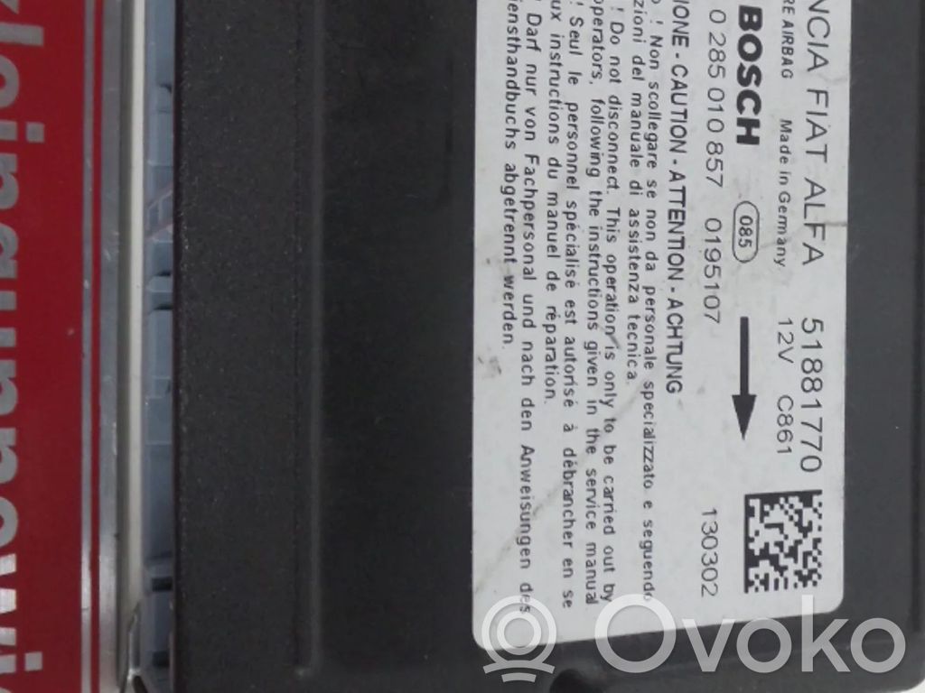 Airbag control unit/module   51881770