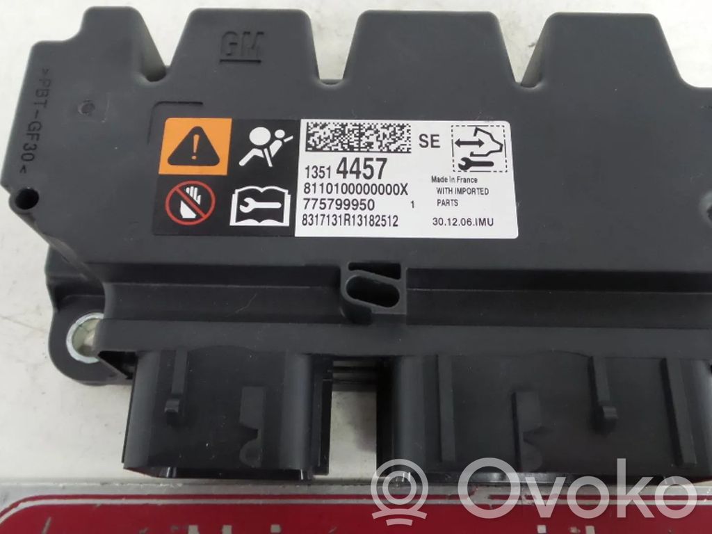 Vauxhall Astra K Airbag control unit/module 