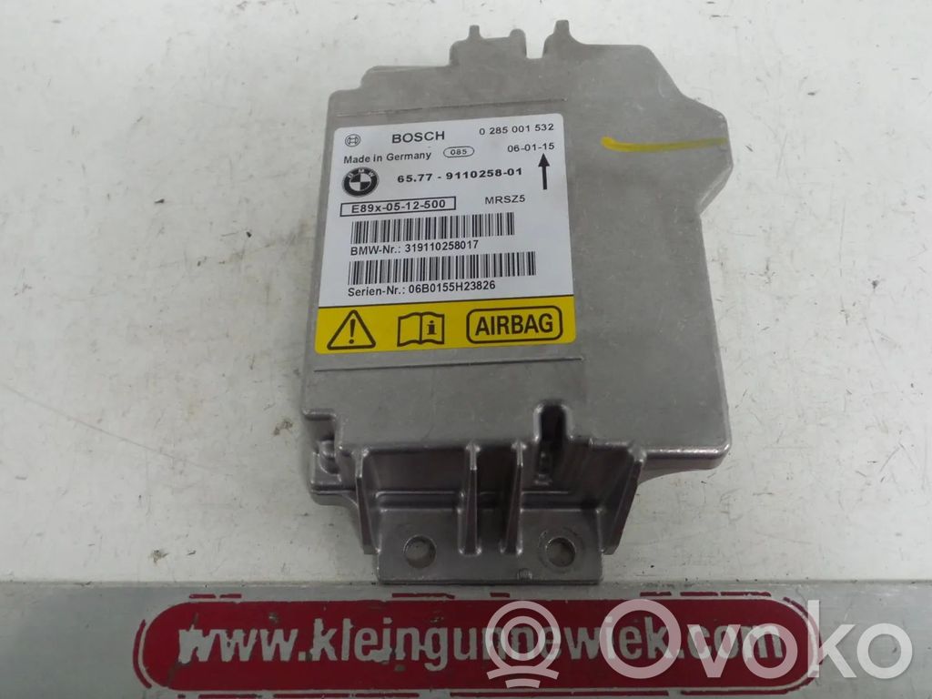 Unidad de control/módulo del Airbag   65779110258,65776977427,65779122500,65779134280,65779166057,65779184432,6977427,9110258,9122500,9134280,9166057,9184432