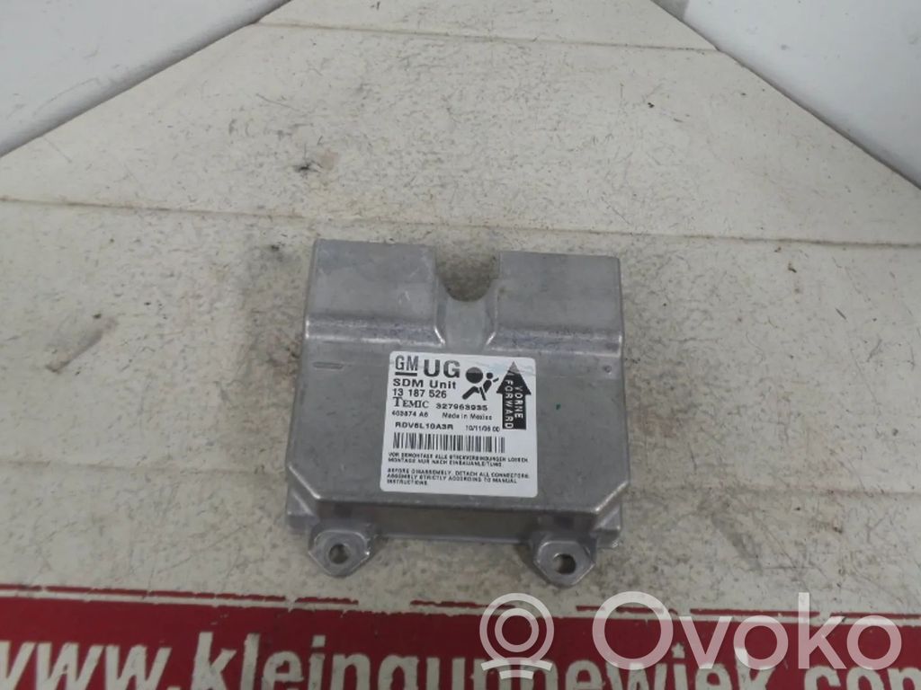 Airbag control unit/module   13187526,327963935