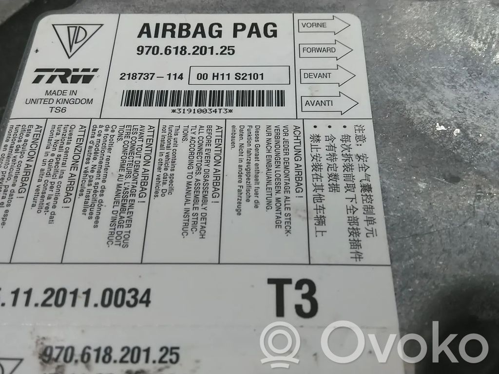Porsche Panamera (970) Sterownik / Moduł Airbag 