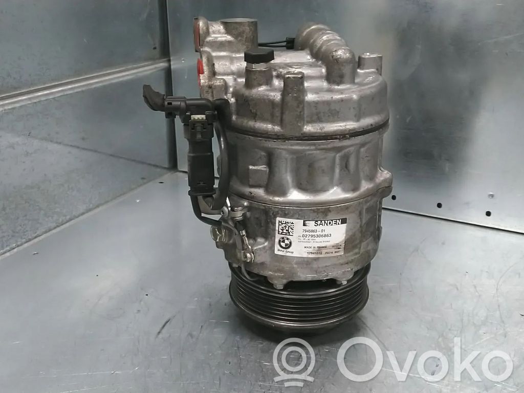 BMW 5 G30 G31 G38 Kompresor / Sprężarka klimatyzacji A/C 