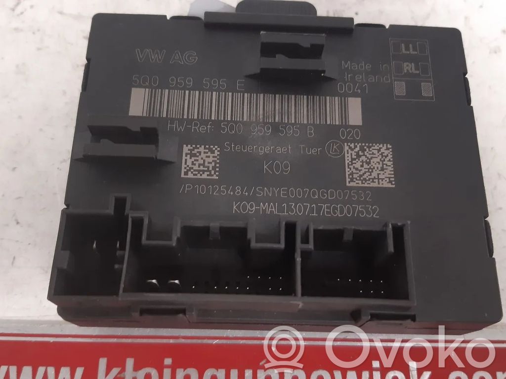 Unidad de control/módulo de la puerta   5Q0959595E,5Q0959595B