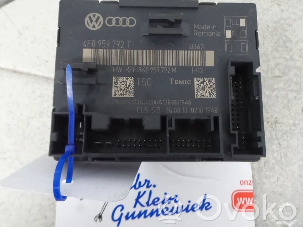 Unité de commande module de porte   4F0959792T