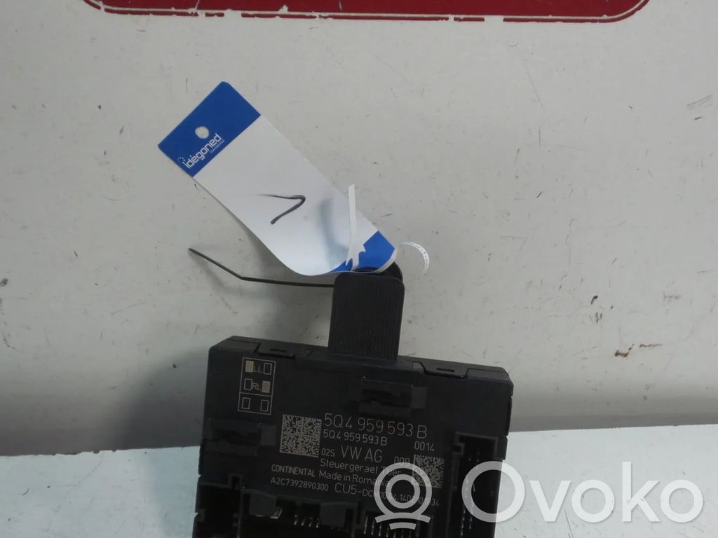 Unité de commande module de porte   5Q4959593B,5Q4959593E