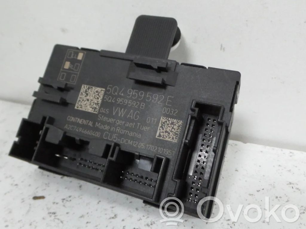 Door control unit/module   5Q4959592E,5Q4959592,5Q4959592B