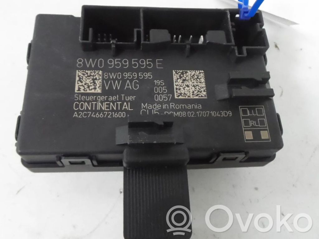 Unité de commande module de porte   8W0959595E