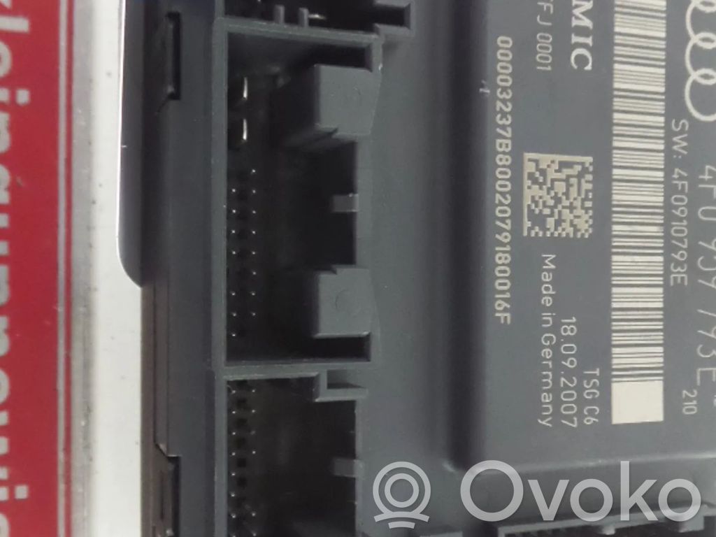 Unité de commande module de porte   4F0959793E,4F0959793F