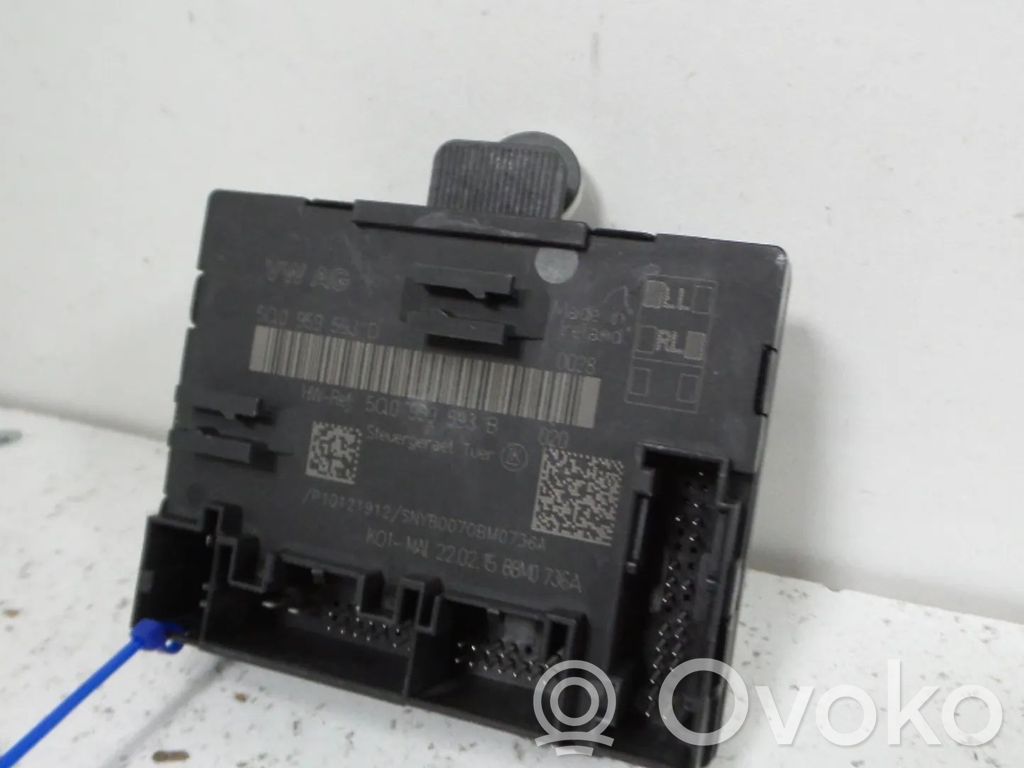 Door control unit/module   5Q0959593B,5Q0959593D