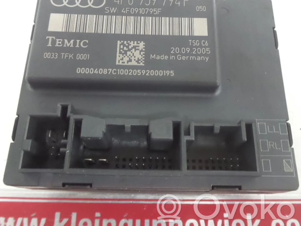 Unidad de control/módulo de la puerta   4F0959794F,4F0959794E