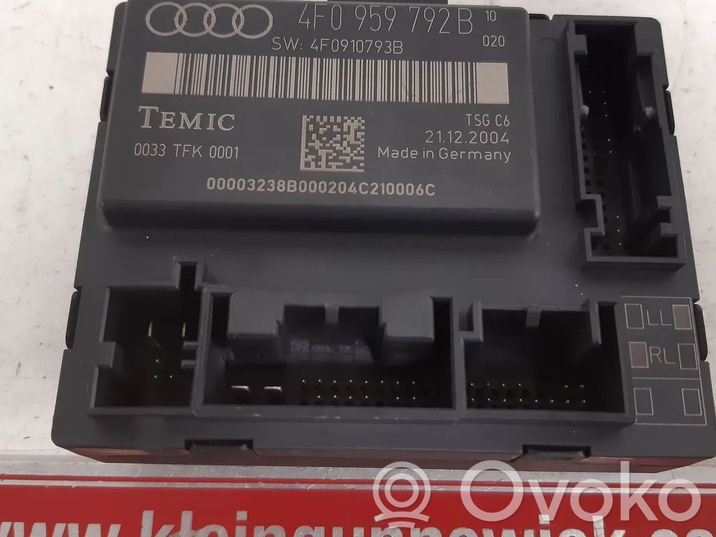 Door control unit/module   4F0959792B