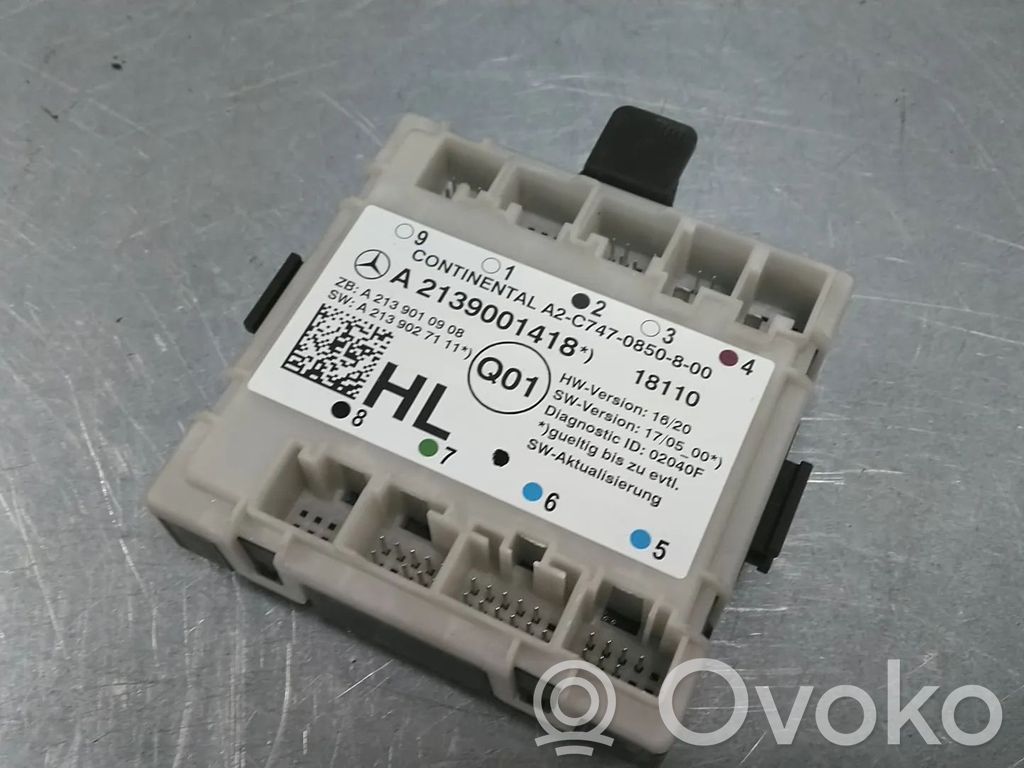 Unité de commande module de porte   A2139001418,A1679002018,A1679004511