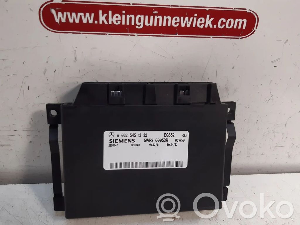 Mercedes-Benz CLK A209 C209 Unidad de control/módulo de la caja de cambios 