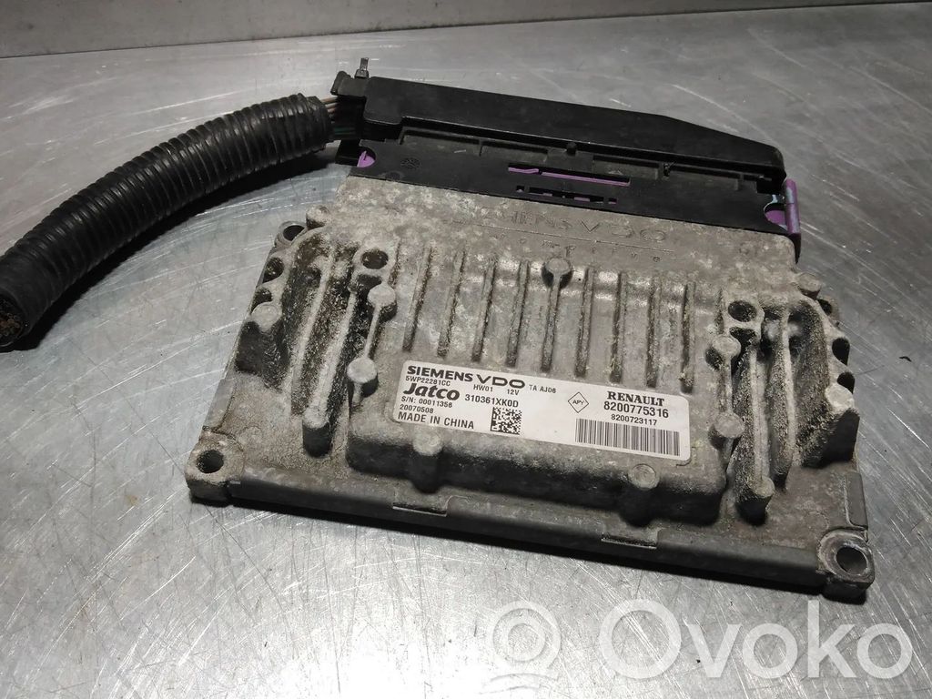 Renault Laguna III Unidad de control/módulo de la caja de cambios 