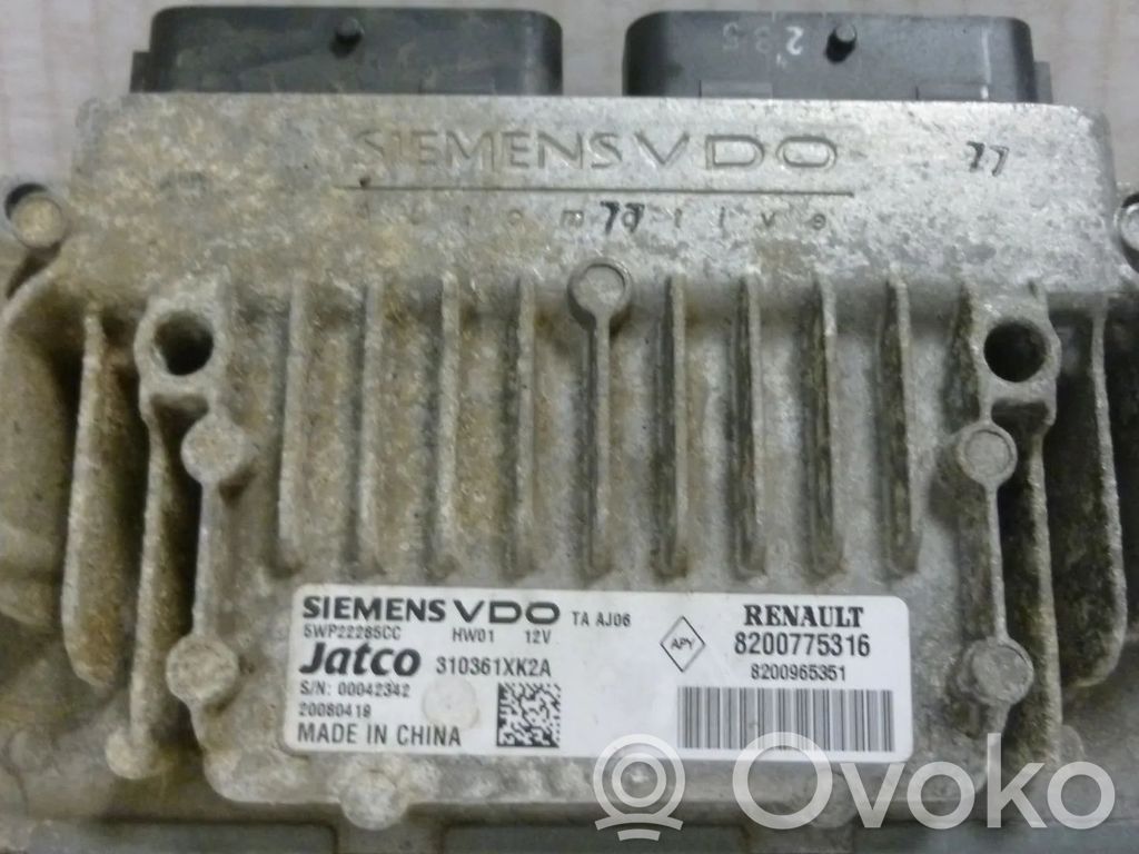 Renault Laguna III Unidad de control/módulo de la caja de cambios 