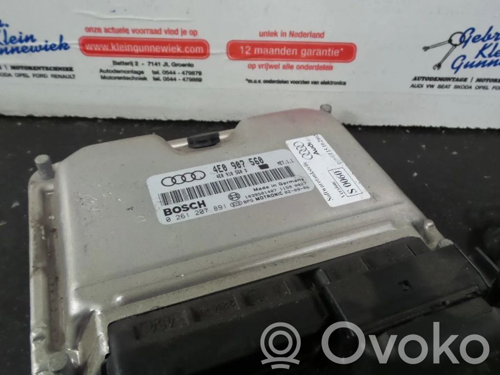 Unidad de control/módulo del motor   0261207891,4E0907560,4E0907560R,BFL