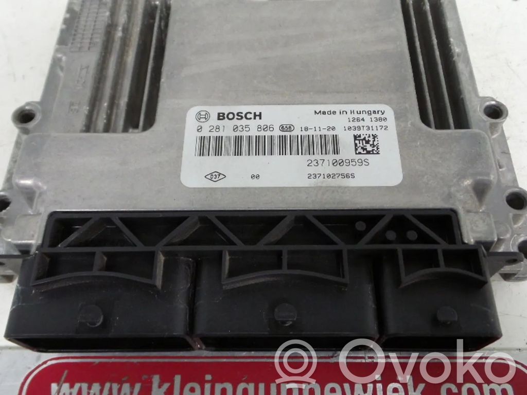 Engine control unit/module   237100959S,K9K638