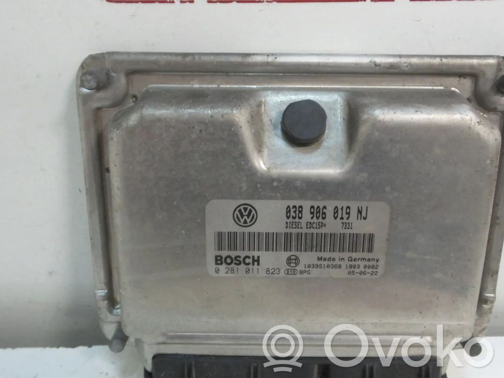 Engine control unit/module   038906019NJ,0281011823,BLT