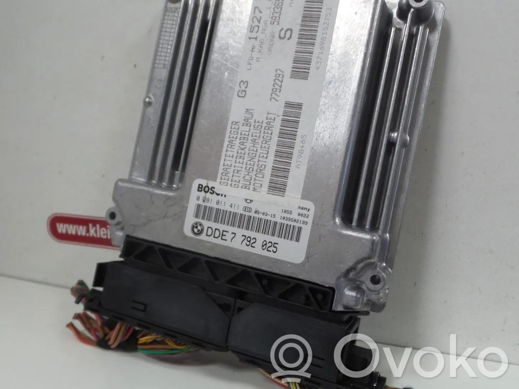 Engine control unit/module   7792025,0281011411,13617793539,7793539