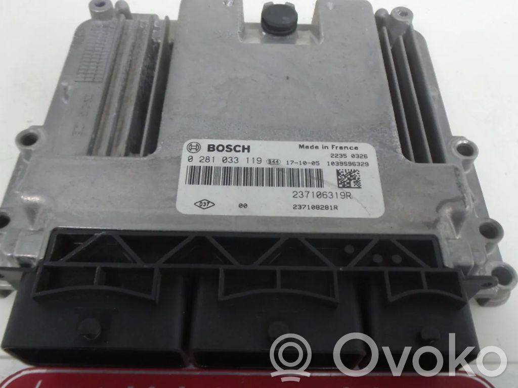 Engine control unit/module   237106319R,0281032811,0281032885,K9K629