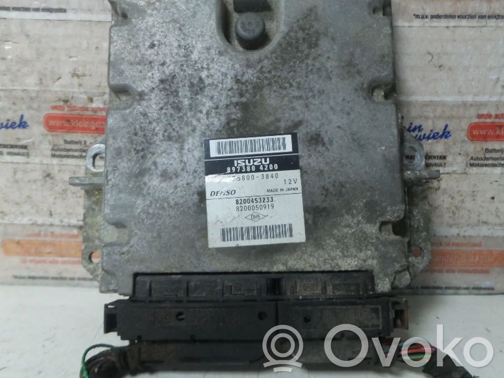 Renault Vel Satis Engine control unit/module 