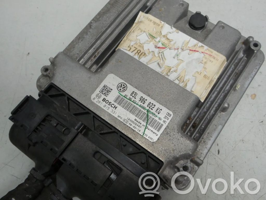 Engine control unit/module   03L906022KG,CBD,CBDB,CBDBCBD