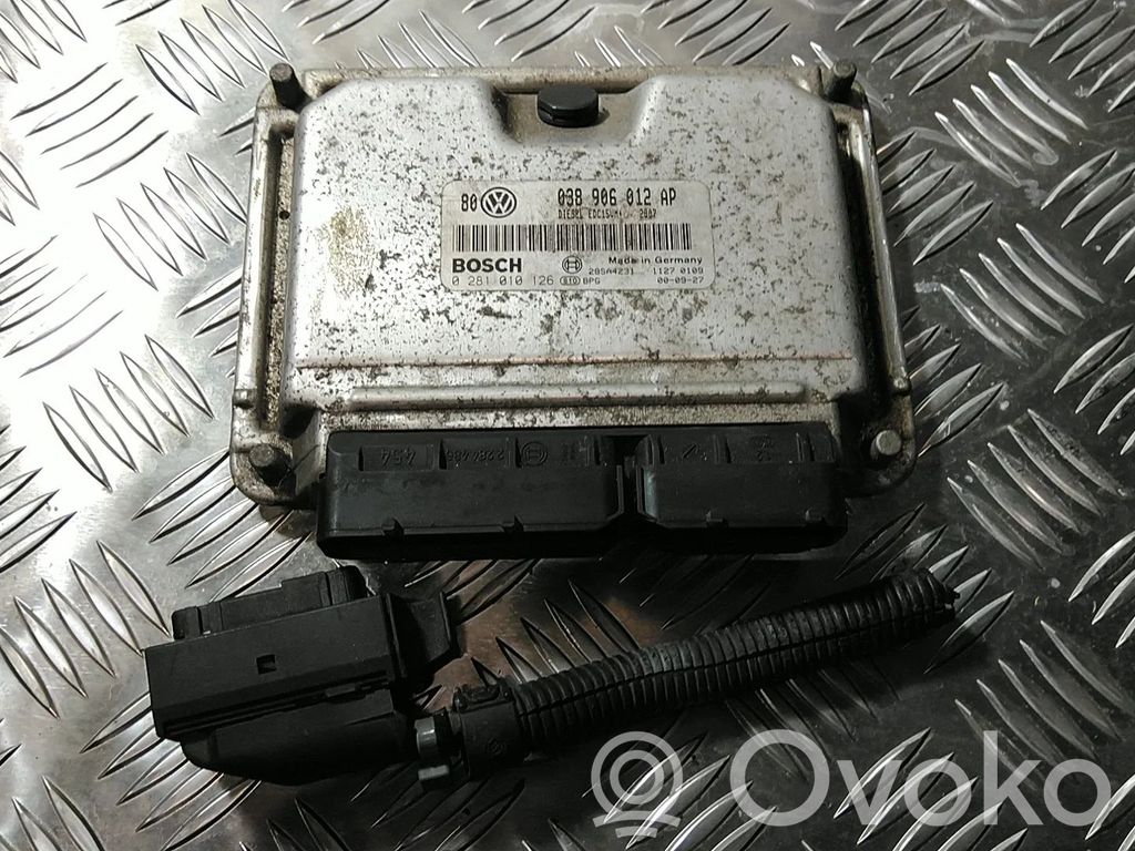 Engine control unit/module   038906012AP,0281010126,ASV