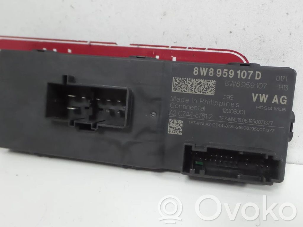 Other control units/modules   8W8959107D,8W8959107B,9A795910700,EASA,PAB959107
