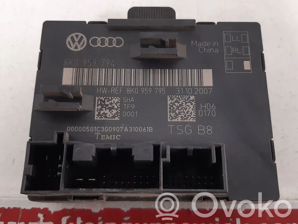 Audi A4 S4 B8 8K Other control units/modules 