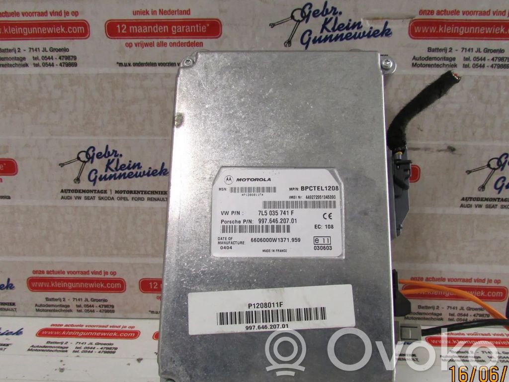 Porsche Cayenne (9PA) Otras unidades de control/módulos 