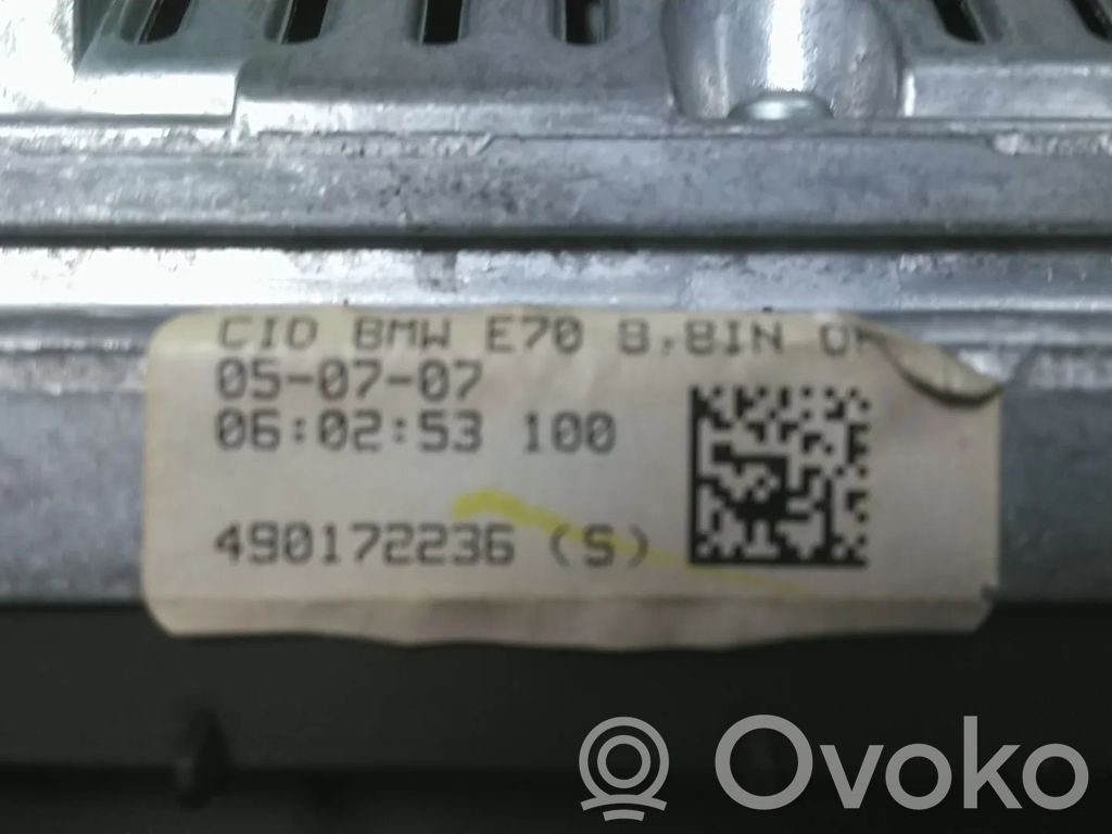 BMW X5 E70 Screen/display/small screen 