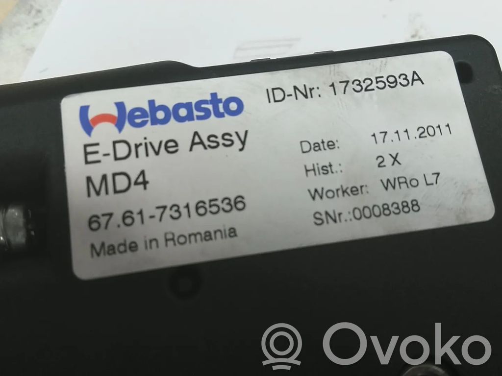 BMW 1 F20 F21 Motor/actuator trapă 