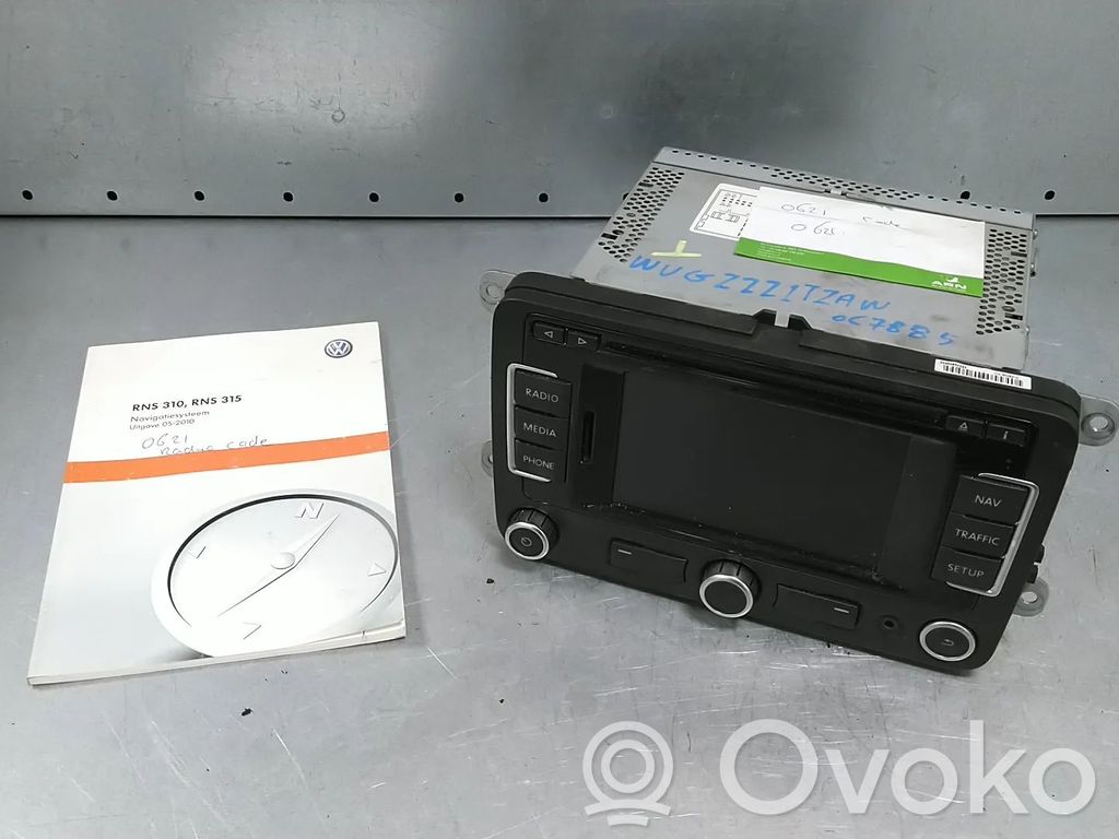 Volkswagen Polo V 6R Unità di navigazione lettore CD/DVD 