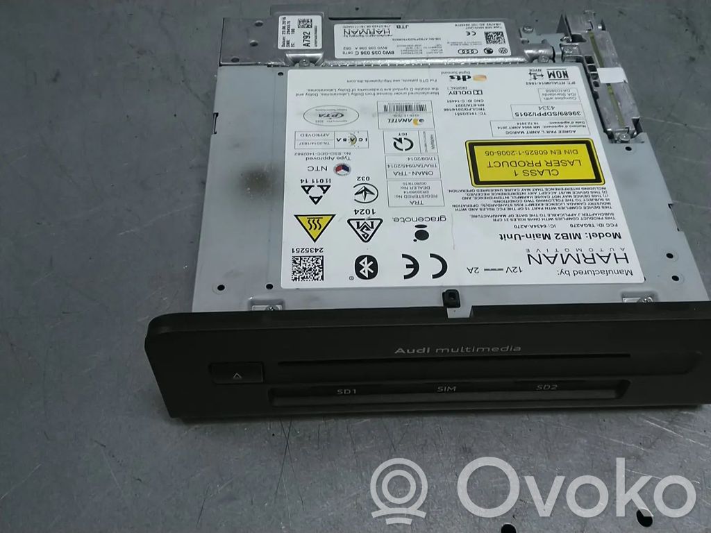 Audi A4 S4 B9 Stacja multimedialna GPS / CD / DVD 