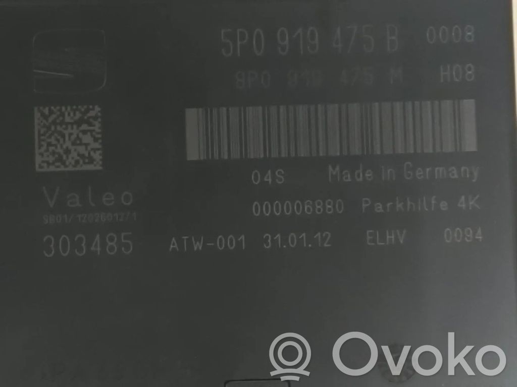 Parking PDC control unit/module   5P0919475B,5P0919475