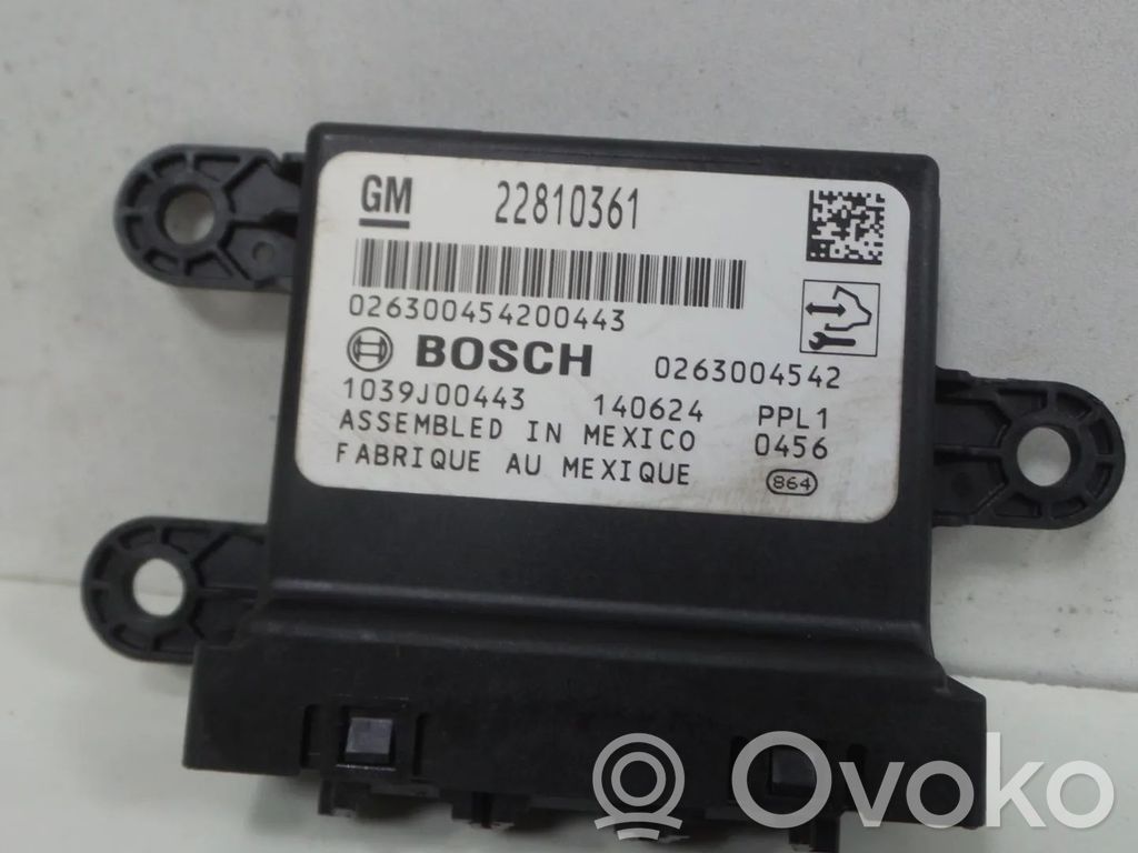 Opel Astra J Sterownik / Moduł parkowania PDC 