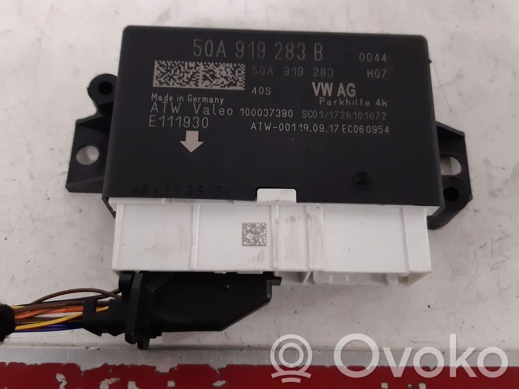 Pysäköintitutkan (PCD) ohjainlaite/moduuli   5QA919283B,5QA919283D