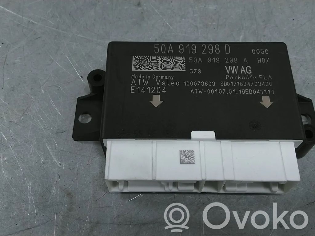 Volkswagen Polo VI Unité de commande, module PDC aide au stationnement