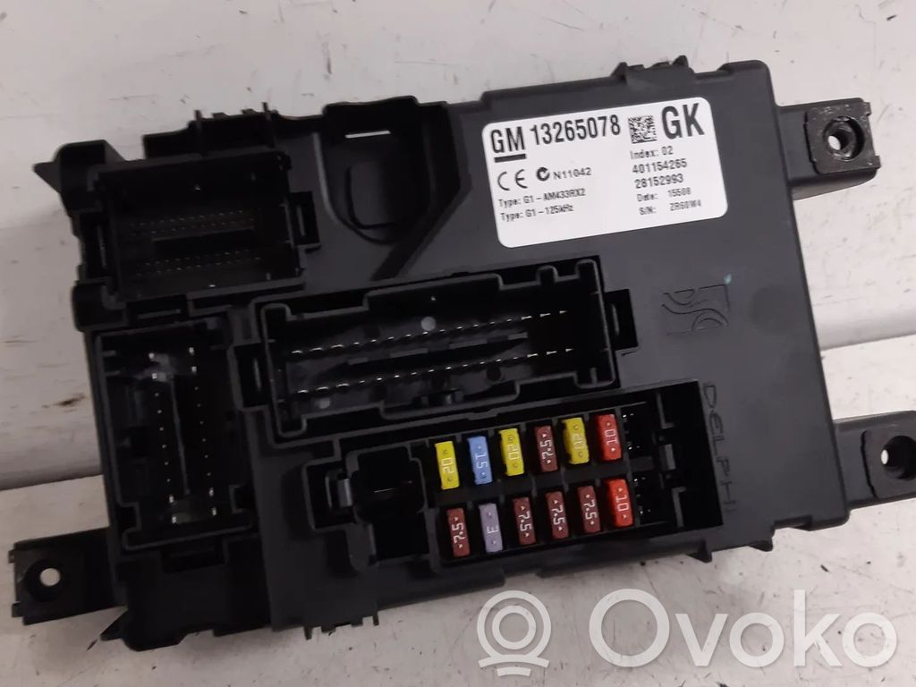 Opel Corsa D Fuse module 