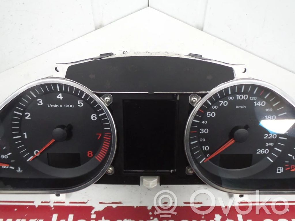 Audi A6 S6 C6 4F Velocímetro (tablero de instrumentos) 
