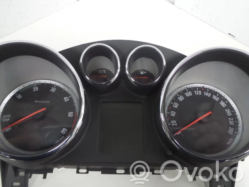 Opel Astra J Tachimetro (quadro strumenti) 