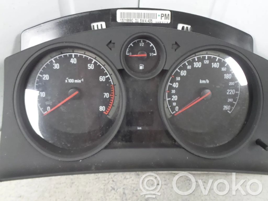Opel Astra H Licznik / Prędkościomierz 