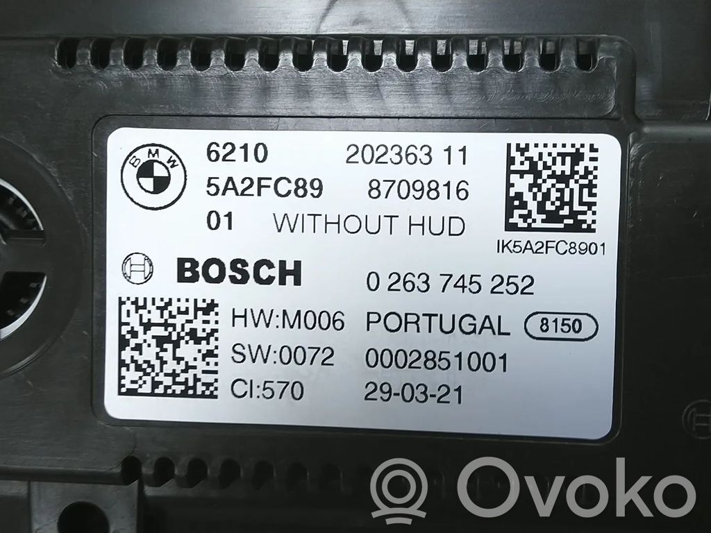 BMW 2 F22 F23 Licznik / Prędkościomierz 