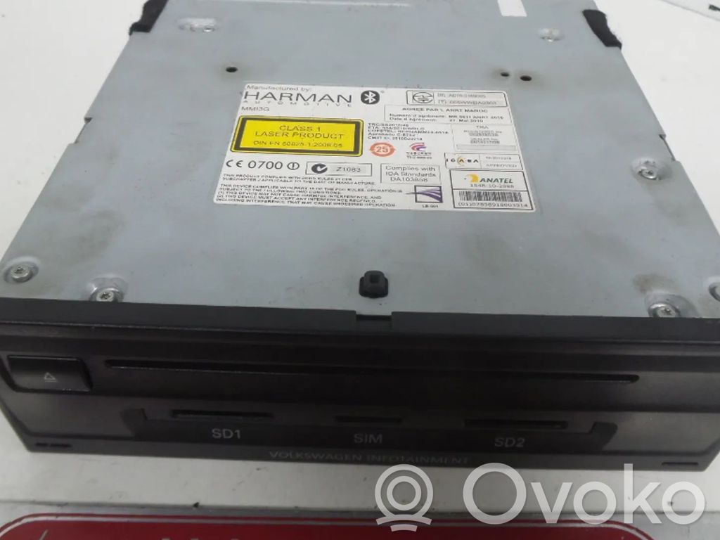 Volkswagen Touareg II Modul comenzi multimedia 