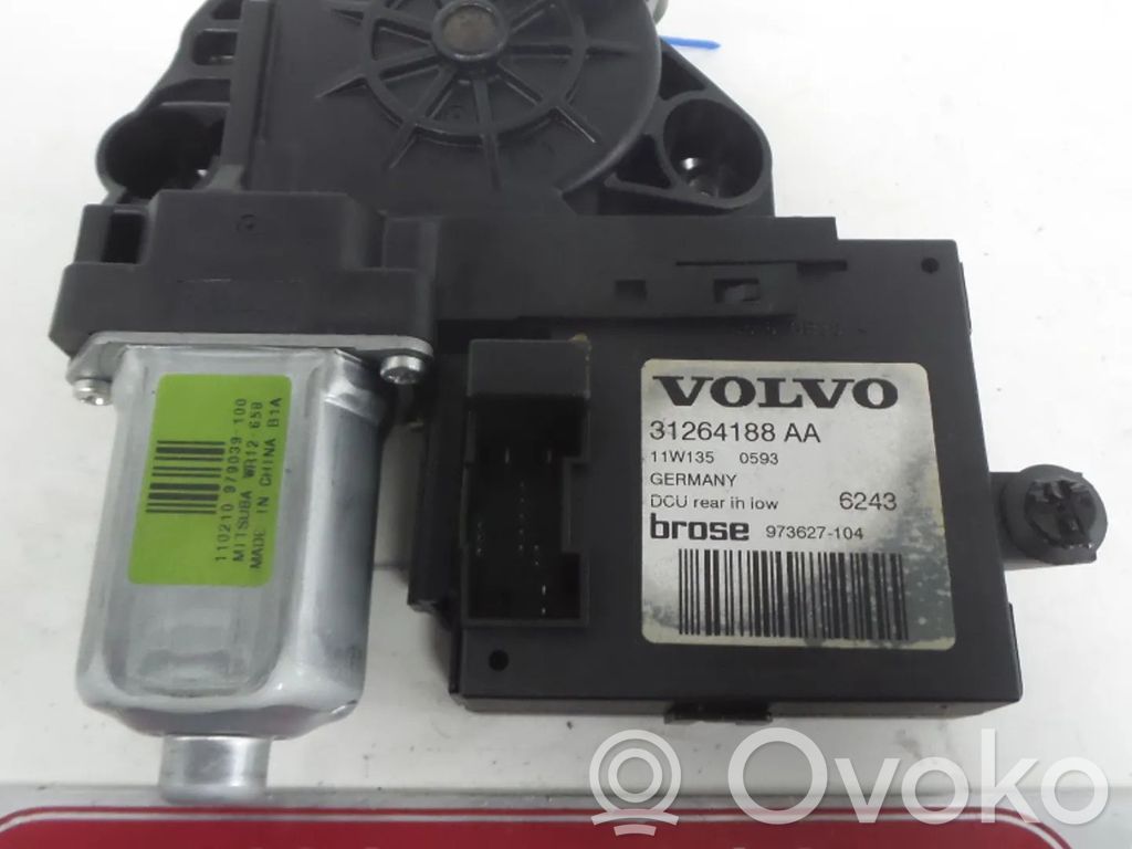 Volvo V50 Motor del regulador de la ventanilla de la puerta delantera 