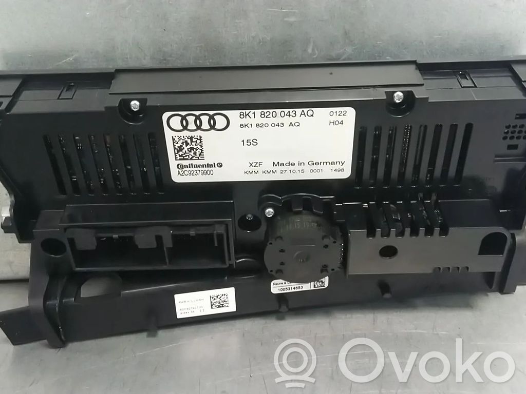 Audi Q5 SQ5 8R Unitate control climatizare 