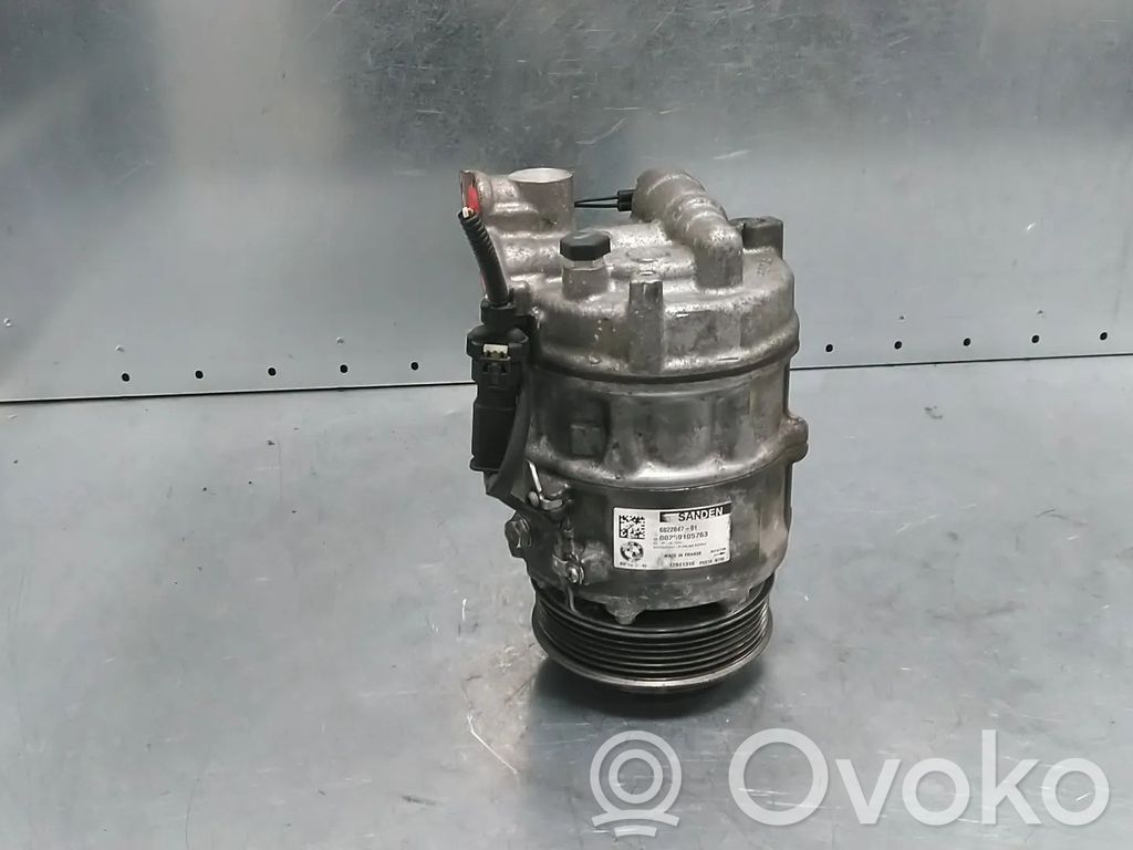 BMW 5 G30 G31 G38 Kompresor / Sprężarka klimatyzacji A/C 