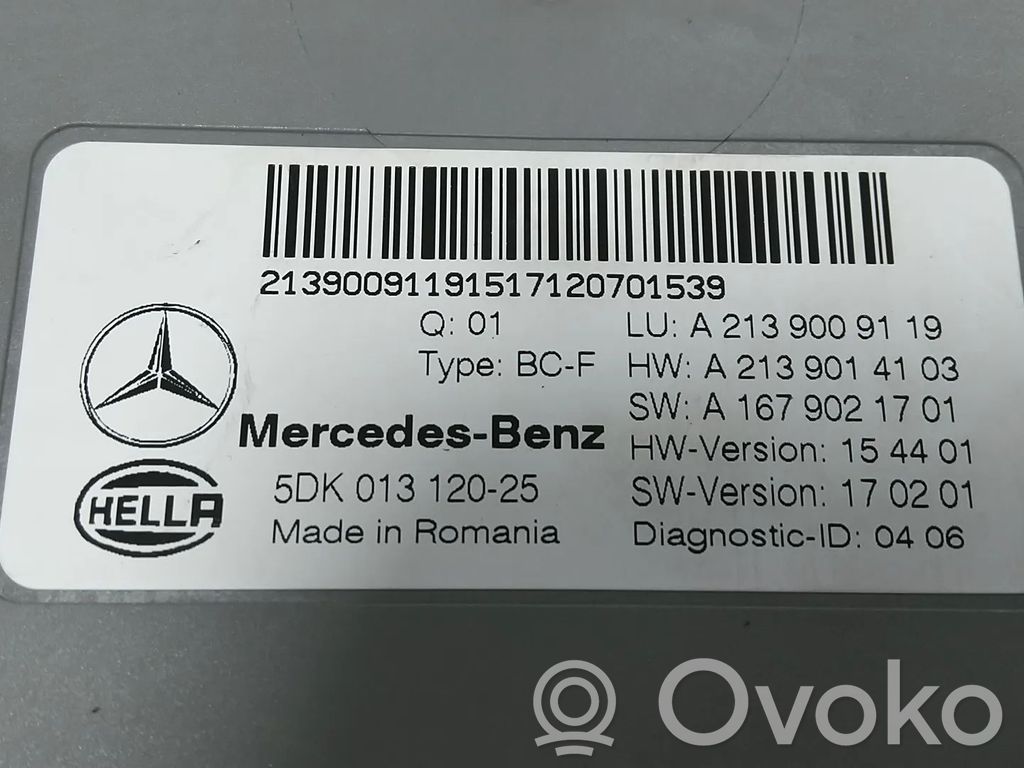 Mercedes-Benz E W213 Unité de contrôle BSM 