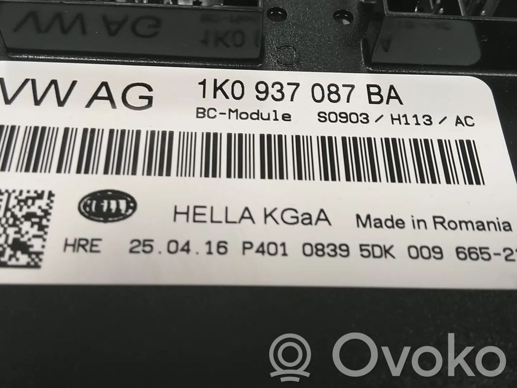 Volkswagen Jetta VI Unitate control BSM 